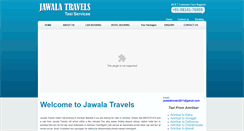 Desktop Screenshot of jawalatravels.com